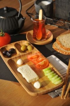 Flia - 3 Bölmeli Servis Tabağı - Büyük