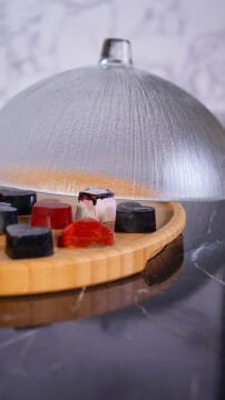 Kuga - Cam Kapaklı Kek Fanusu 26 cm