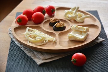 Victoria - Dönen Bölmeli Servis Tabağı Küçük