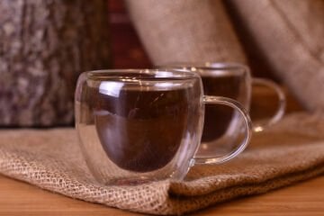 Chai - 2 Parça Çift Cidarlı Çay Fincanı