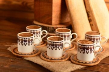 Menengiç - 6 Kisilik Kahve Fincan Takımı