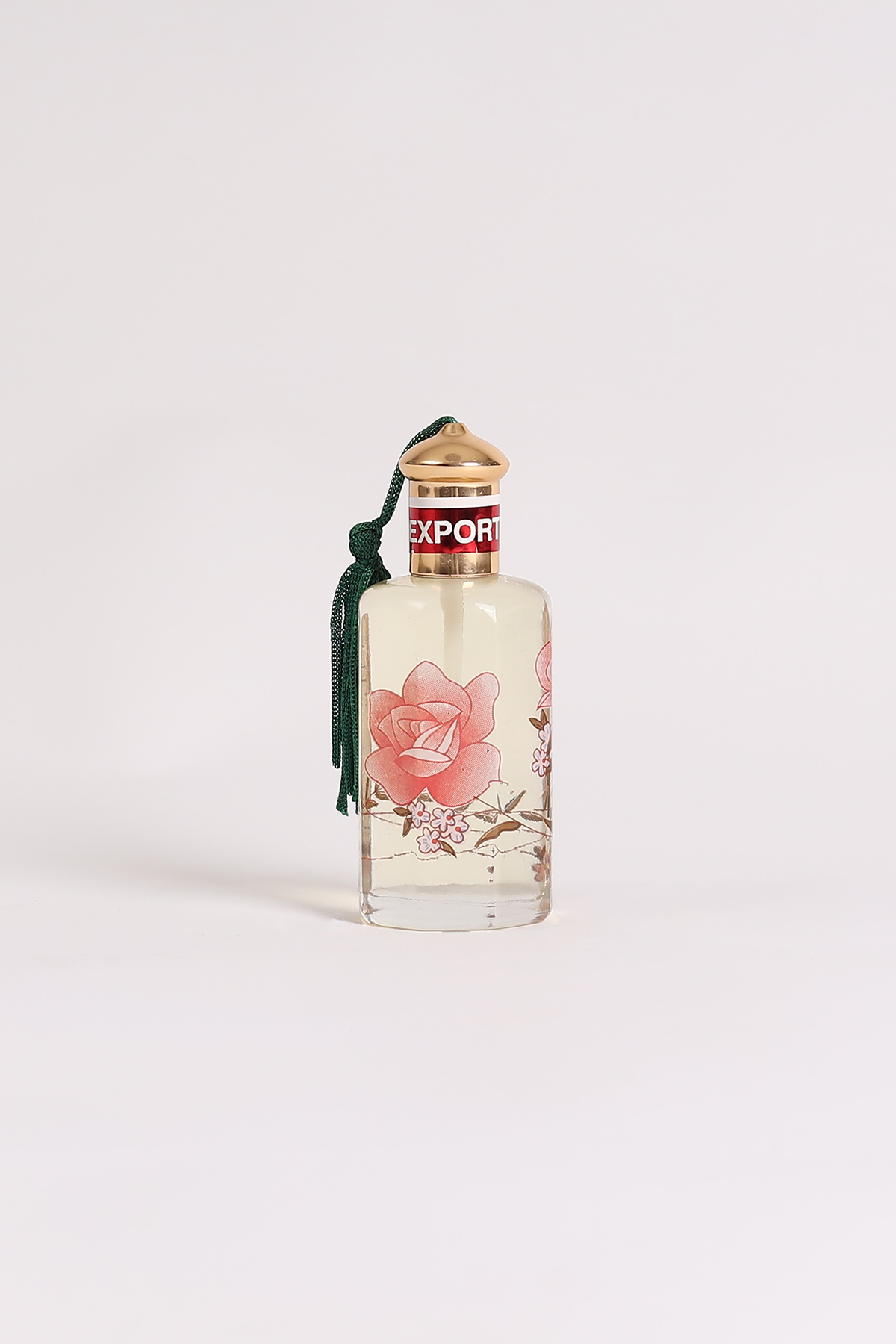 Erdoğan Desenli Cam Şişe Püsküllü Kapak Gül Esansı 50 ML (Lux Kalite) (Farklı Kokulardan Bulunmaktadır.)