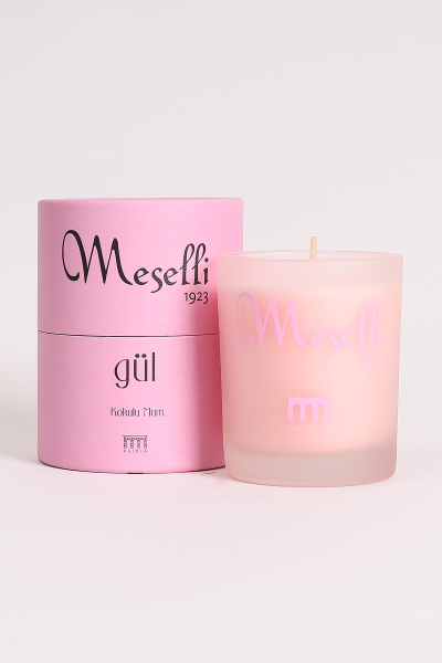 Meselli Gül Kokulu Mum 120ML