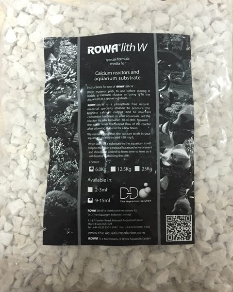 Rowa - ROWALITH W (9-15MM) Kalsiyum Reaktör Medyası 6Kg.