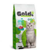 Goldi Etli Kedi Maması 15kg.