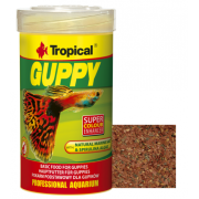 Tropical Guppy (Lepistesler için pul yem) 100ml / 20gr