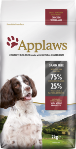 Applaws Adult Small & Medium Tavuklu Kuzulu Tahılsız Köpek Maması 2Kg