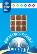RDM Premium Frozen Fish Food Discus Color Formula 100gr 35adet