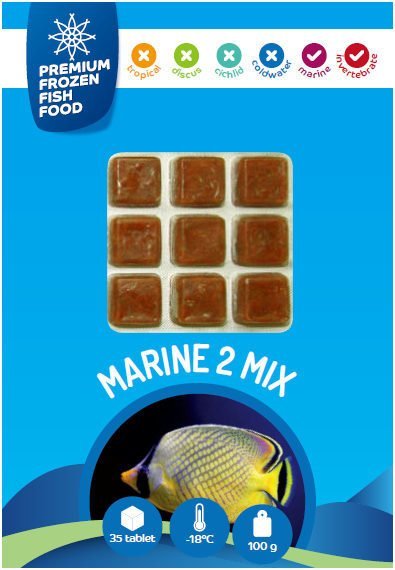 RDM Premium Frozen Fish Food Marine 2 Mix 100gr 35adet