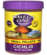 Omega One Cichlid Small Pellets 270ml / 99gr.