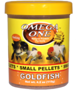 Omega One Goldfish Small Pellets 270ml / 119gr.