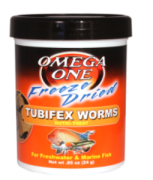 Omega One Freeze Dried Tubifex Worms 270ml / 24gr.