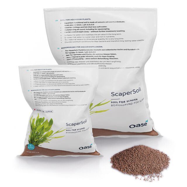 Oase Scaper Soil Brown Bitki Toprağı 3Lt 2.7kg