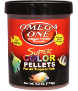 Omega One Super Color Small Pellets 490ml / 226gr.