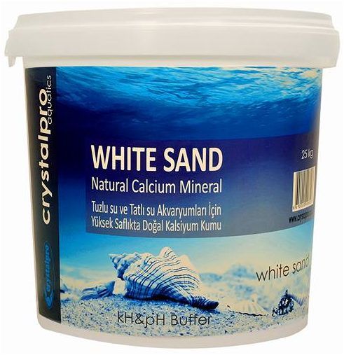 Crystalpro White Sand Akvaryum Kumu 25Kg