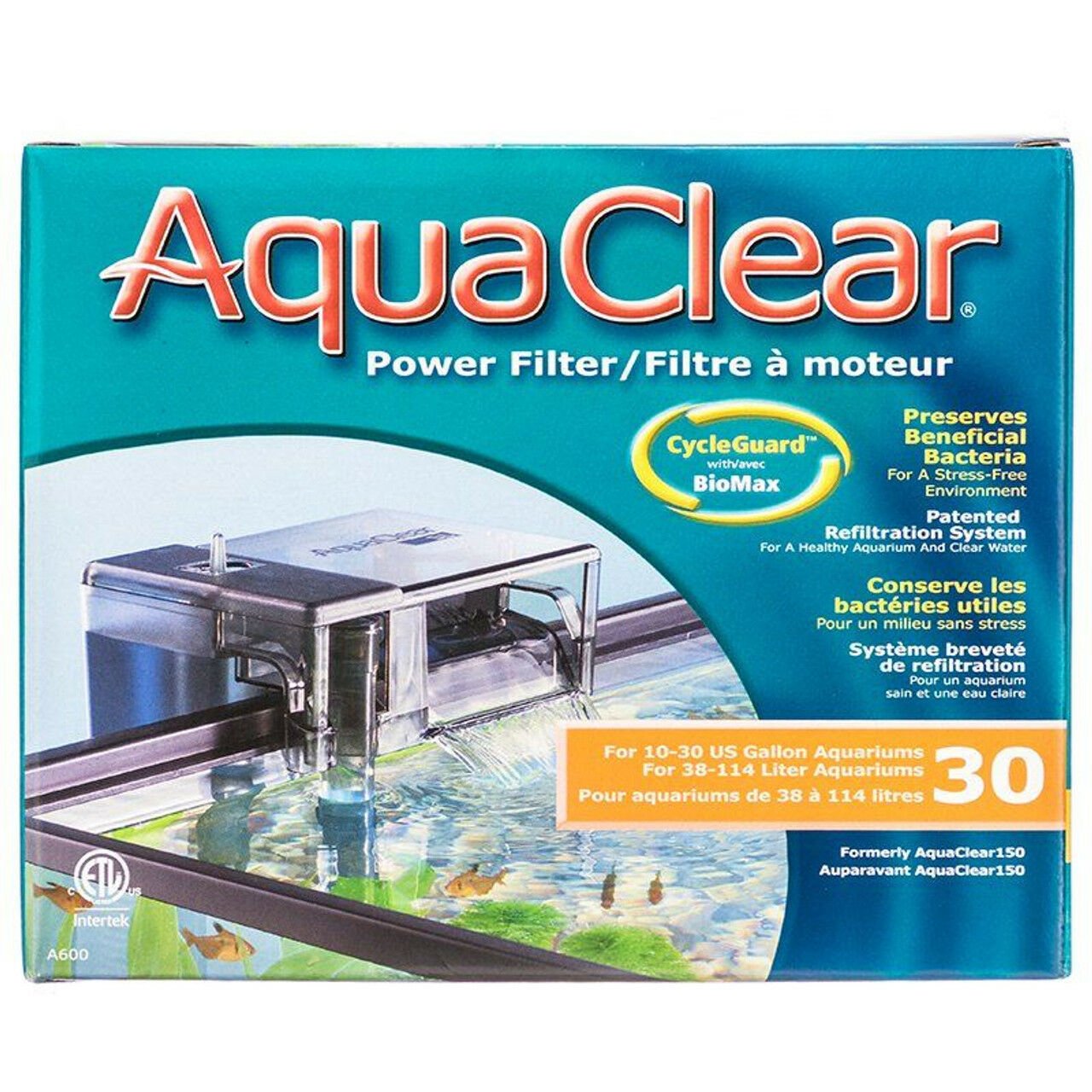 Aquaclear 30 Askı Filtre 567Lt/Saat