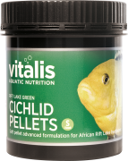 Vitalis Rift Lake Green Cichlid Pellets Small 120gr