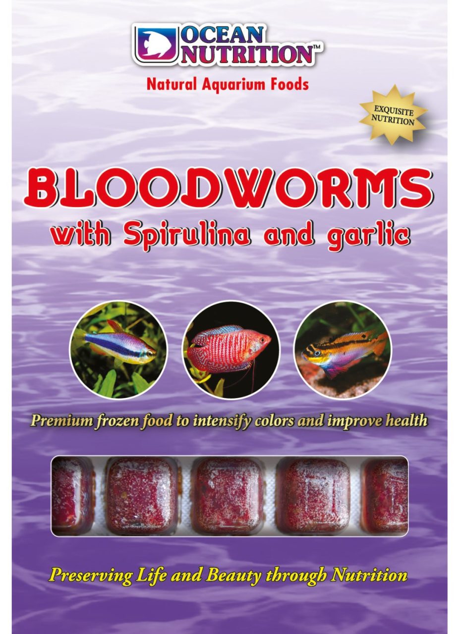 Ocean Nutrition Bloodworms with Spirulina & Garlic 100gr 35adet