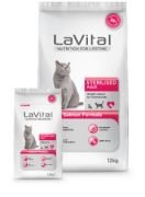 LaVital Sterilsed Somonlu Kedi Maması 12Kg