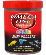 Omega One Color Mini Pellets 50gr. Açık
