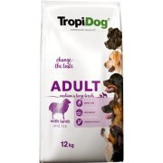 TropiDog Premium Adult Medium & Large Breeds with lamb & rice 12kg