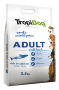 TropiDog Premium Adult Small breeds rich in salmon 2,5kg