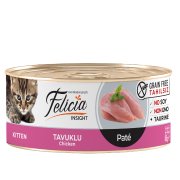 Felicia Tahılsız Yavru-Tavuklu Kıyılmış Yaş. Kedi Maması 85gr 1ad