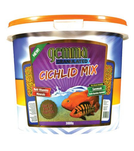 Gemma Cichlid Mix Granulated 10Lt / 3kg