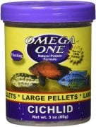 Omega One Cichlid Large Pellets 100gr. Açık
