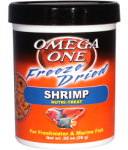 Omega One Freeze Dried Shrimp 490ml / 50gr.