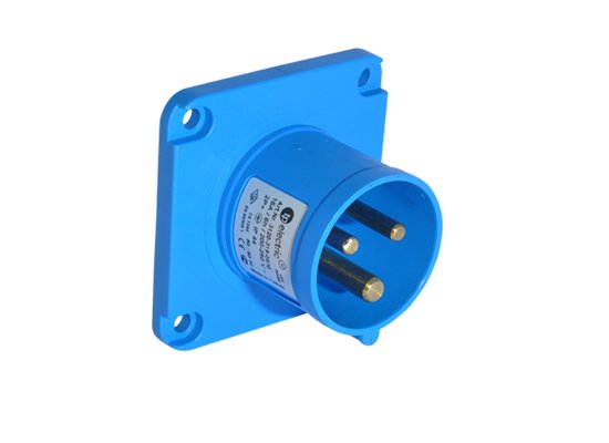 Tpelectric Cee Norm 3x16 A Monofaze Düz Makina Fişi