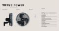 Raks WFR 20 POWER Sanayi Tipi Duvar Vantilatörü 130W