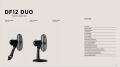 Raks DF 12 DUO Masaüstü Vantilatör 45 Watt