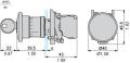 XB4BS9442 Schneider Mantar Buton Kalıcı Anahtarlı