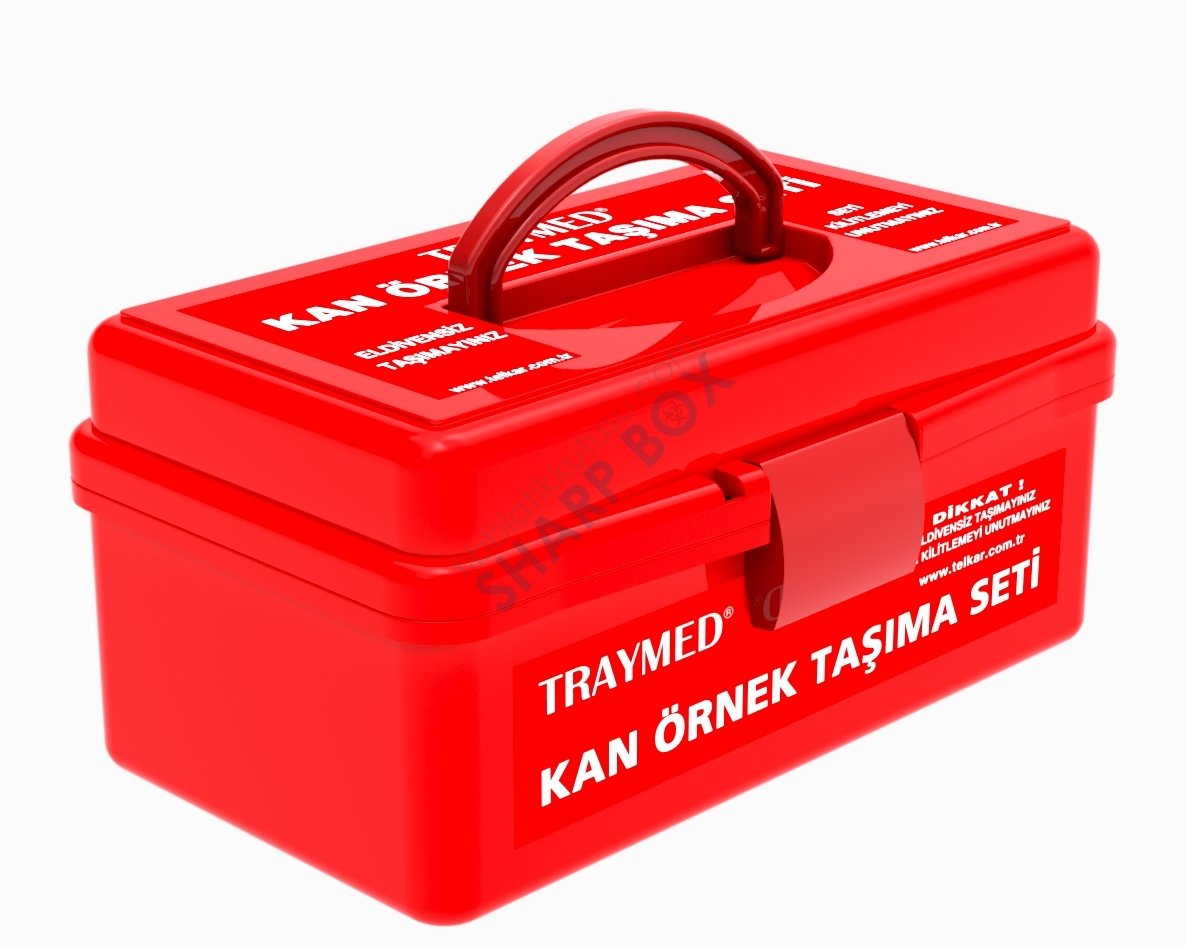 KAN ÖRNEK TAŞIMA SETİ KÜÇÜK - KIRMIZI