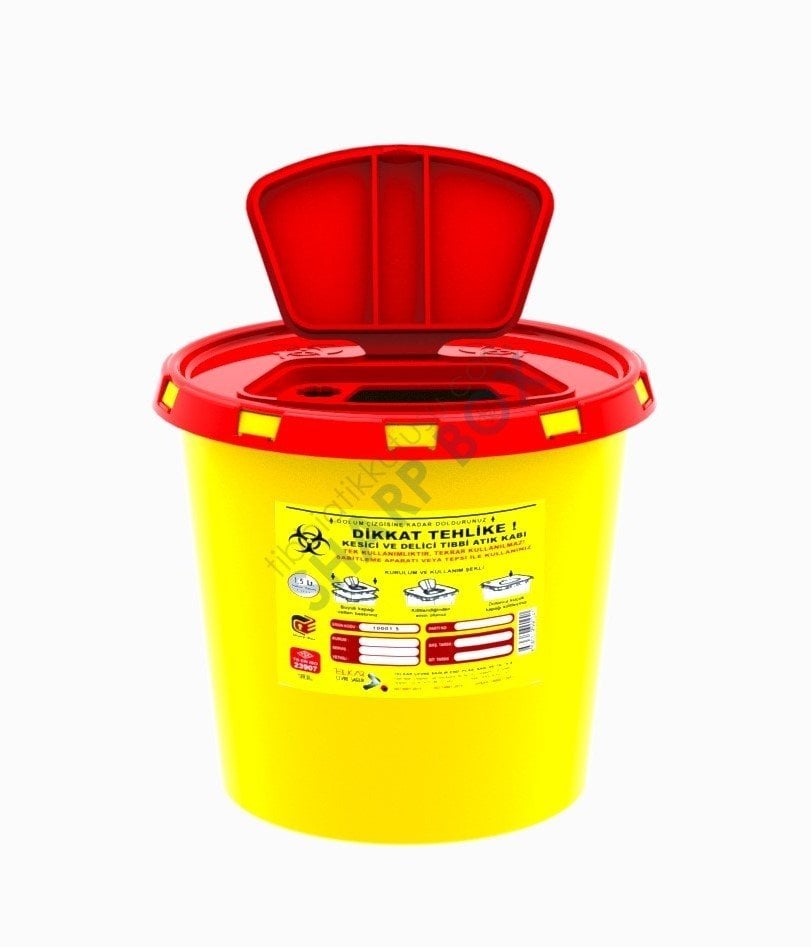 1,5 LT TIBBİ ATIK KUTUSU 150 AD.