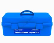 PATOLOJİK ÖRNEK TAŞIMA SETİ BÜYÜK-MAVİ