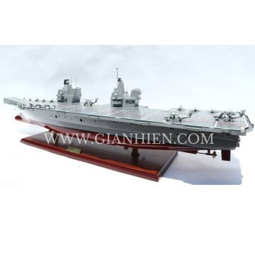 HMS Queen Elizabeth Dekoratif Uçak Gemisi Modeli (100 cm)