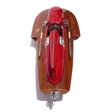 1954 Ferrari Hydroplane Dekoratif Yarış Teknesi Modeli (50 cm)