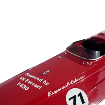 Ferrari Dekoratif Yarış Teknesi Modeli (70 cm)