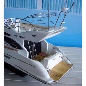 Azimut 40 Dekoratif Tekne Modeli (62 cm)