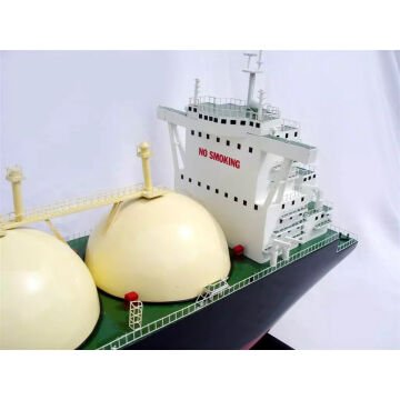 Dekoratif LNG Tanker Gemi Modeli (100 cm)