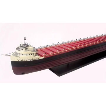 SS Edmund Fitzgerald Dekoratif Kuru Yük Gemisi Modeli (105 cm)