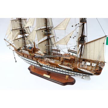 Amerigo Vespucci Dekoratif Ahşap Yelkenli Gemi Modeli (89 cm)