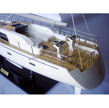 Nautor Swan 105 Dekoratif Yelkenli Tekne Modeli (80 cm)