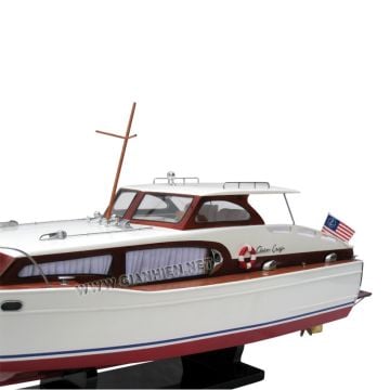 Chris Craft Cabin Cruiser Dekoratif Tekne Modeli (90 cm)