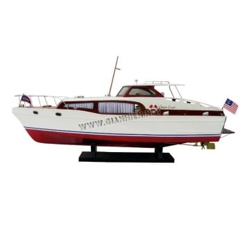 Chris Craft Cabin Cruiser Dekoratif Tekne Modeli (90 cm)