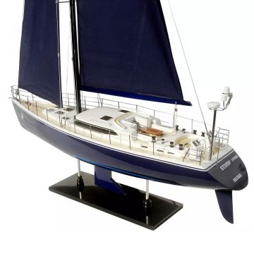 Storm2 Dekoratif Yelkenli Tekne Modeli (80 cm)