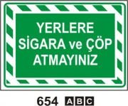 Yerlere Sigara ve Çöp Atmayınız