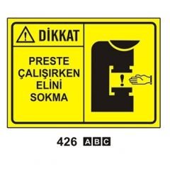 Dikkat Preste Çalışırken Elini Sokma